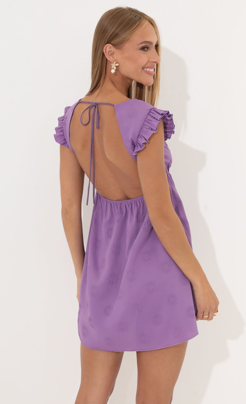 Picture Embossed Baby Doll Dress in Purple. Source: https://media-img.lucyinthesky.com/data/Jun22_2/850xAUTO/1V9A6196.JPG