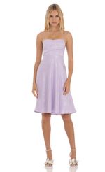 Picture Finnian Jacquard Dress in Lavender. Source: https://media-img.lucyinthesky.com/data/Jun23/150xAUTO/634d5bf0-86d6-41a9-bcfe-205f692e8028.jpg