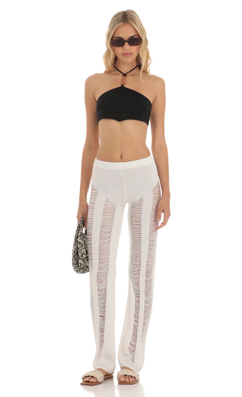 Picture Yoly Crochet Pants in White. Source: https://media-img.lucyinthesky.com/data/Jun23/850xAUTO/18144614-d981-461b-a280-f40dd094b0c9.jpg