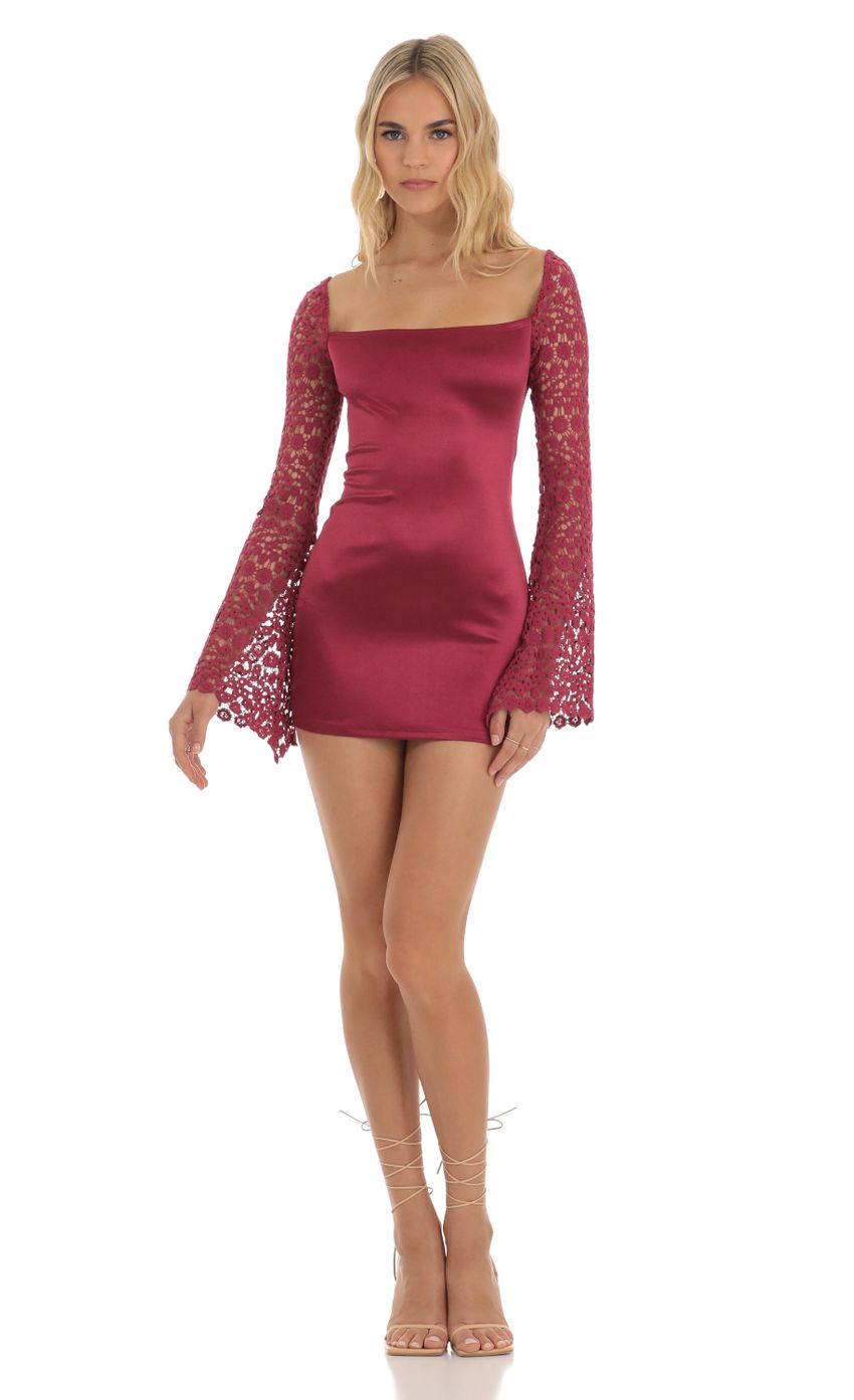 Picture Embroidered Bell Sleeve Dress in Red. Source: https://media-img.lucyinthesky.com/data/Jun23/850xAUTO/438204bc-34ec-4d70-b673-2b1b71028d06.jpg
