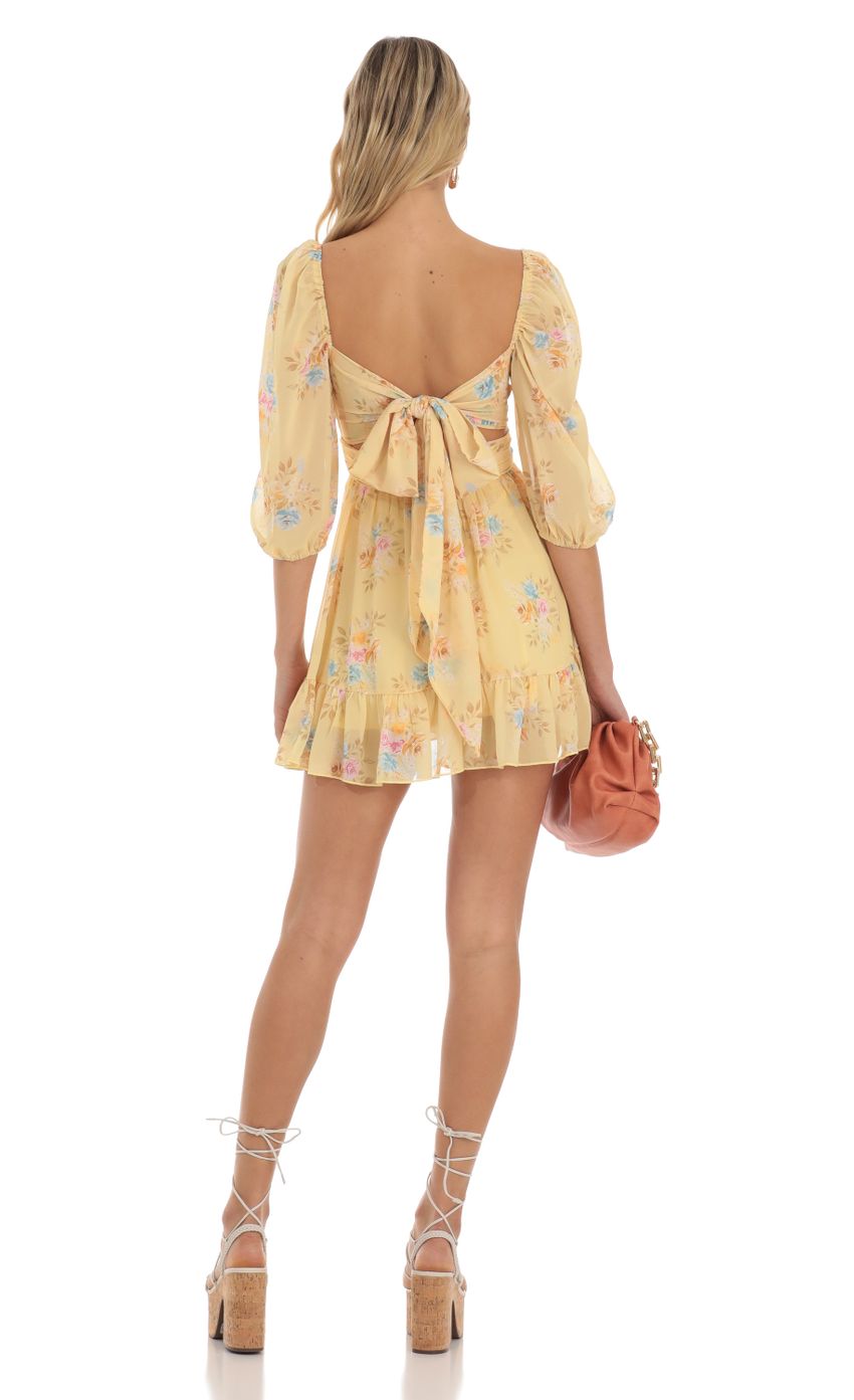 Picture Floral Ruffle Dress in Yellow. Source: https://media-img.lucyinthesky.com/data/Jun23/850xAUTO/55930d18-89f4-4b09-9967-6084df4892c7.jpg
