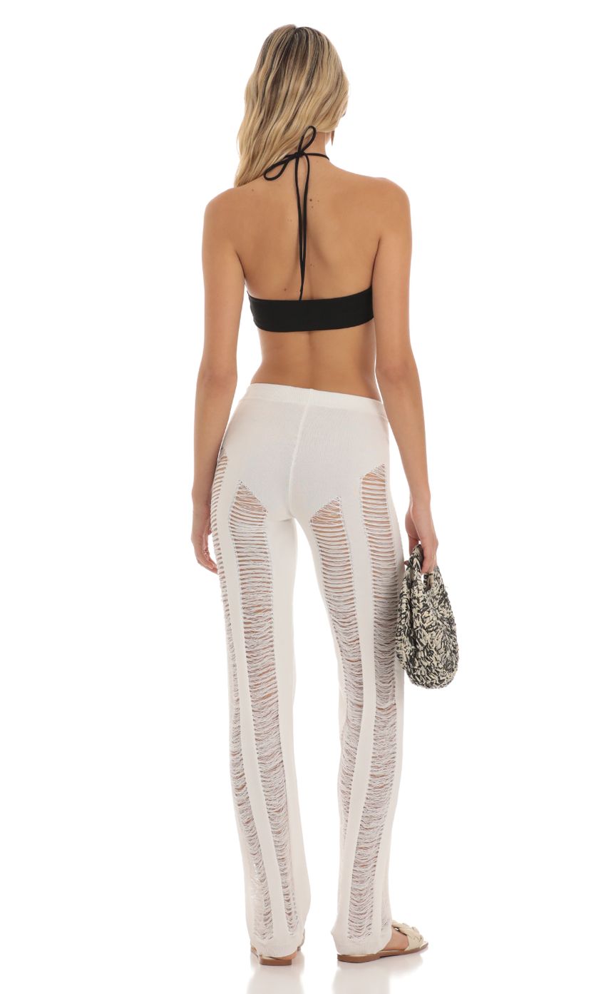 Picture Yoly Crochet Pants in White. Source: https://media-img.lucyinthesky.com/data/Jun23/850xAUTO/5d12308a-5648-4baa-baac-7d90a71996a1.jpg