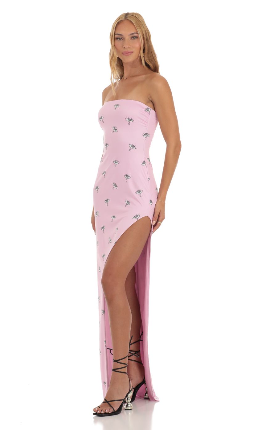 Picture Strapless Maxi Dress in Pink. Source: https://media-img.lucyinthesky.com/data/Jun23/850xAUTO/6c964c84-6c58-456e-bfcd-e5eb0dbceb92.jpg