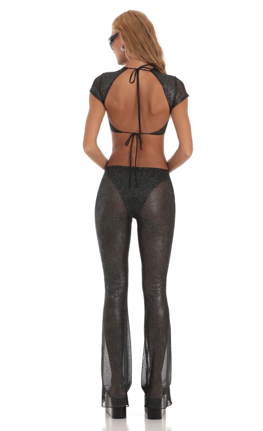 Picture Shimmer Three Piece Pant Set in Black. Source: https://media-img.lucyinthesky.com/data/Jun23/850xAUTO/ca635a3a-aa73-4eb9-9f7a-df9b9f8be83d.jpg