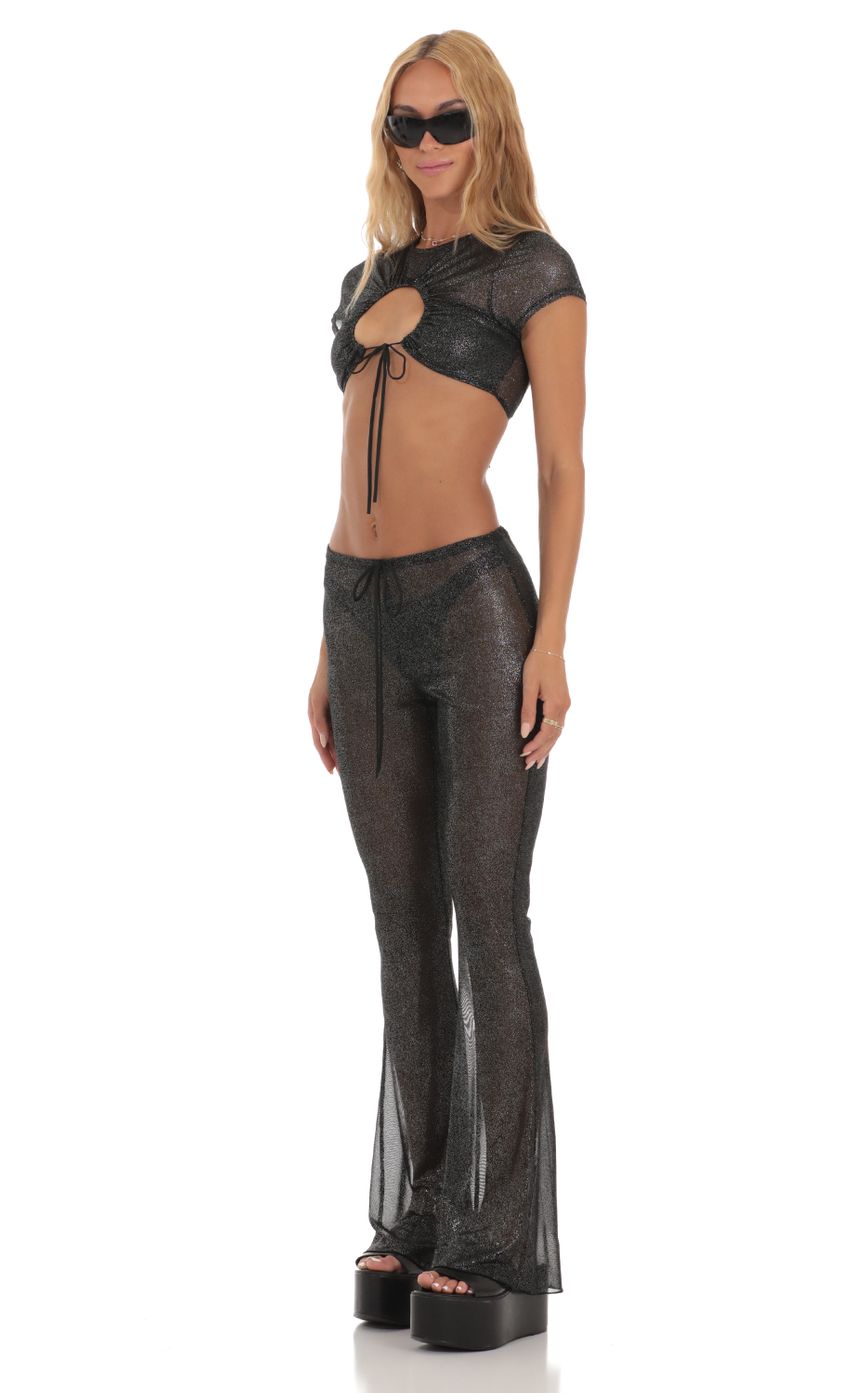 Picture Shimmer Three Piece Pant Set in Black. Source: https://media-img.lucyinthesky.com/data/Jun23/850xAUTO/cfae8b95-6327-42e0-8c6d-02153aace626.jpg