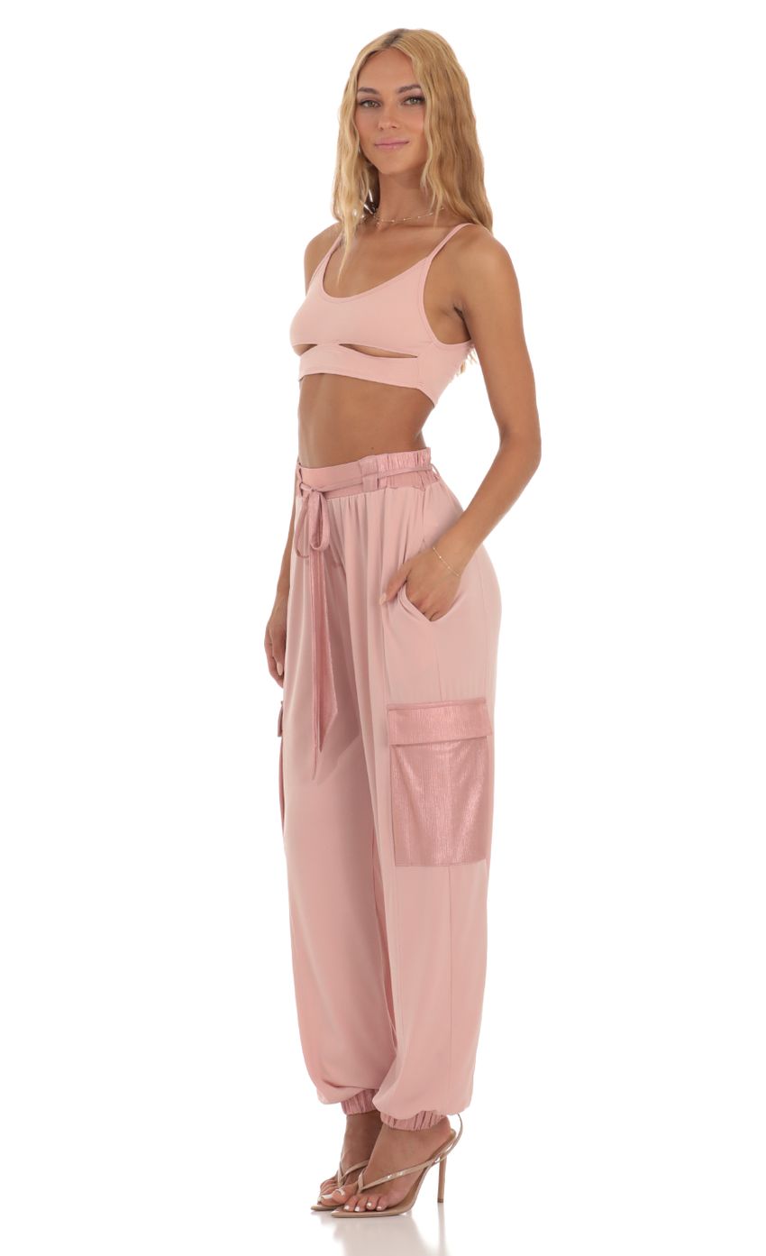 Picture Shimmer Two Piece Set in Pink. Source: https://media-img.lucyinthesky.com/data/Jun23/850xAUTO/fc634c31-f270-49a2-892e-050b03e52db0.jpg