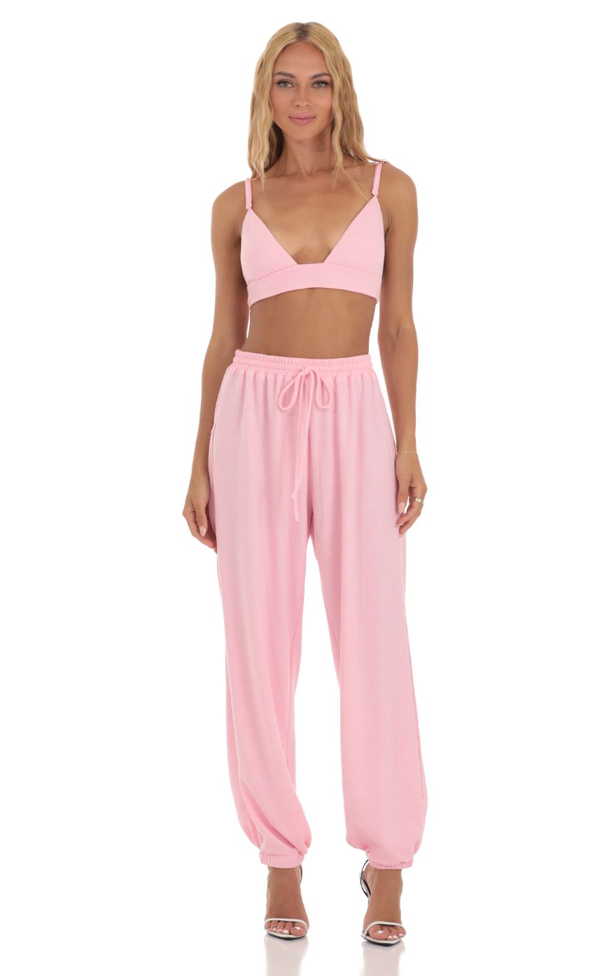Picture Sequin Two Piece Set in Pink. Source: https://media-img.lucyinthesky.com/data/Jun23/850xAUTO/fdce822f-b996-4b56-bad7-eb97e288fd2b.jpg