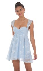 Picture Embroidered Trim Floral Babydoll Dress in Baby Blue. Source: https://media-img.lucyinthesky.com/data/Jun24/150xAUTO/49c1cd42-e9bb-43d2-a24f-50d18491830e.jpg