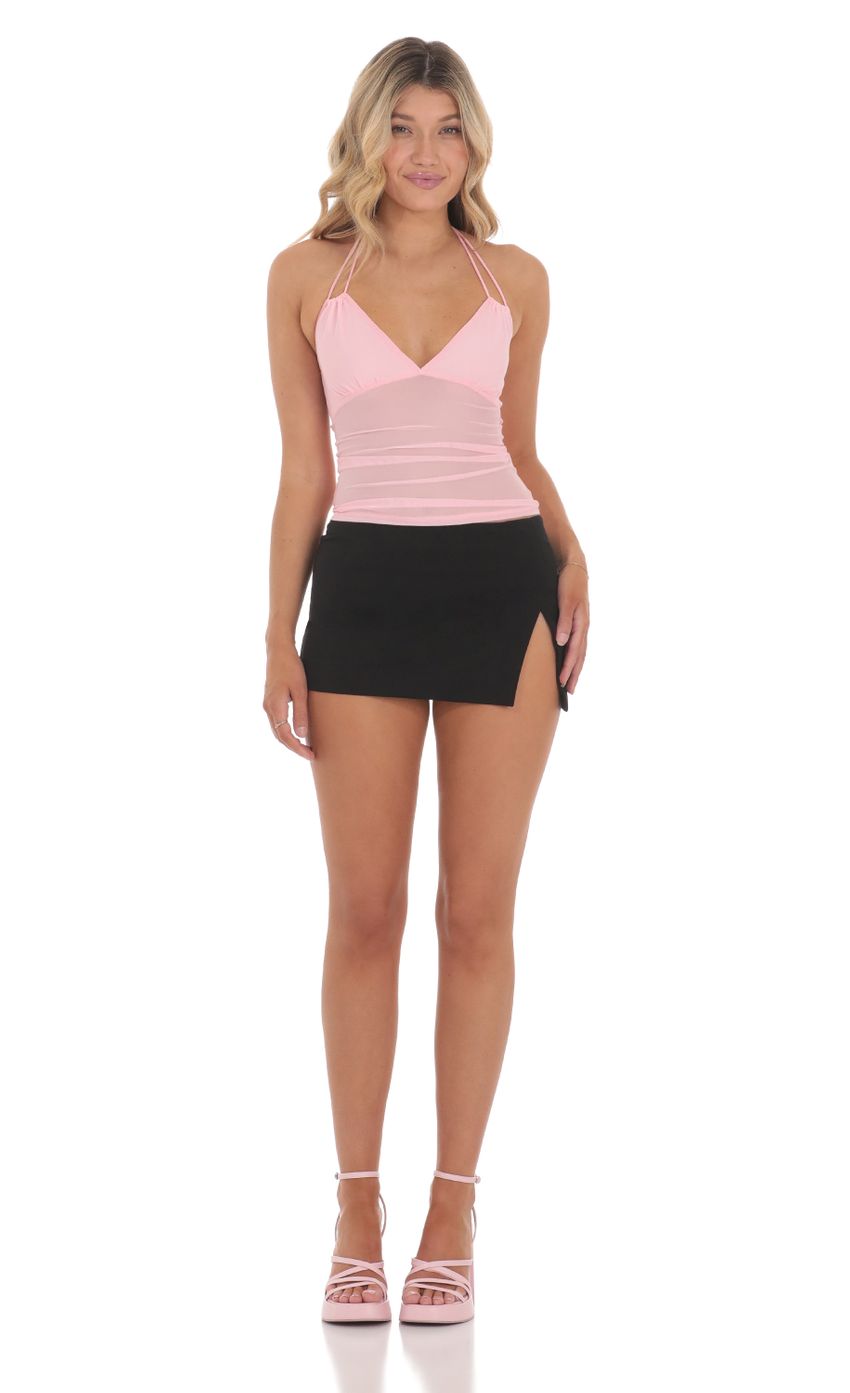 Picture Mesh Halter Top in Pink. Source: https://media-img.lucyinthesky.com/data/Jun24/850xAUTO/346891ac-8668-4006-9102-686bdbc22d5c.jpg