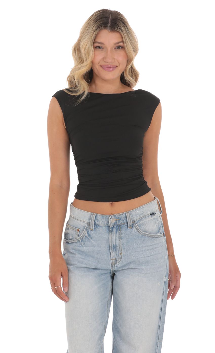 Picture Open Back Top in Blacl. Source: https://media-img.lucyinthesky.com/data/Jun24/850xAUTO/773ded6b-843f-4860-954f-4a73eeee7cfc.jpg