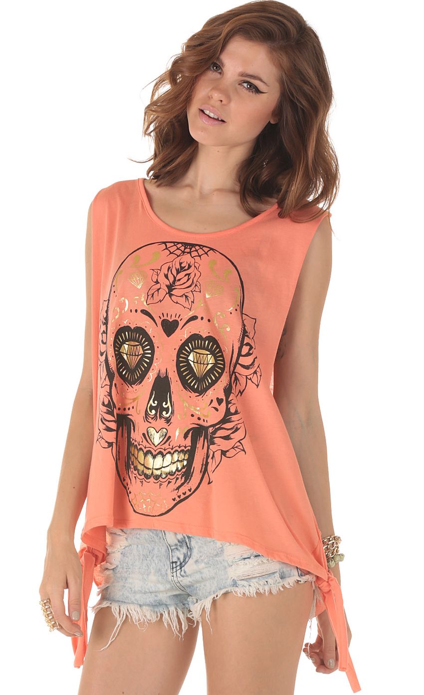 Product image for SICK SKULLS TOP