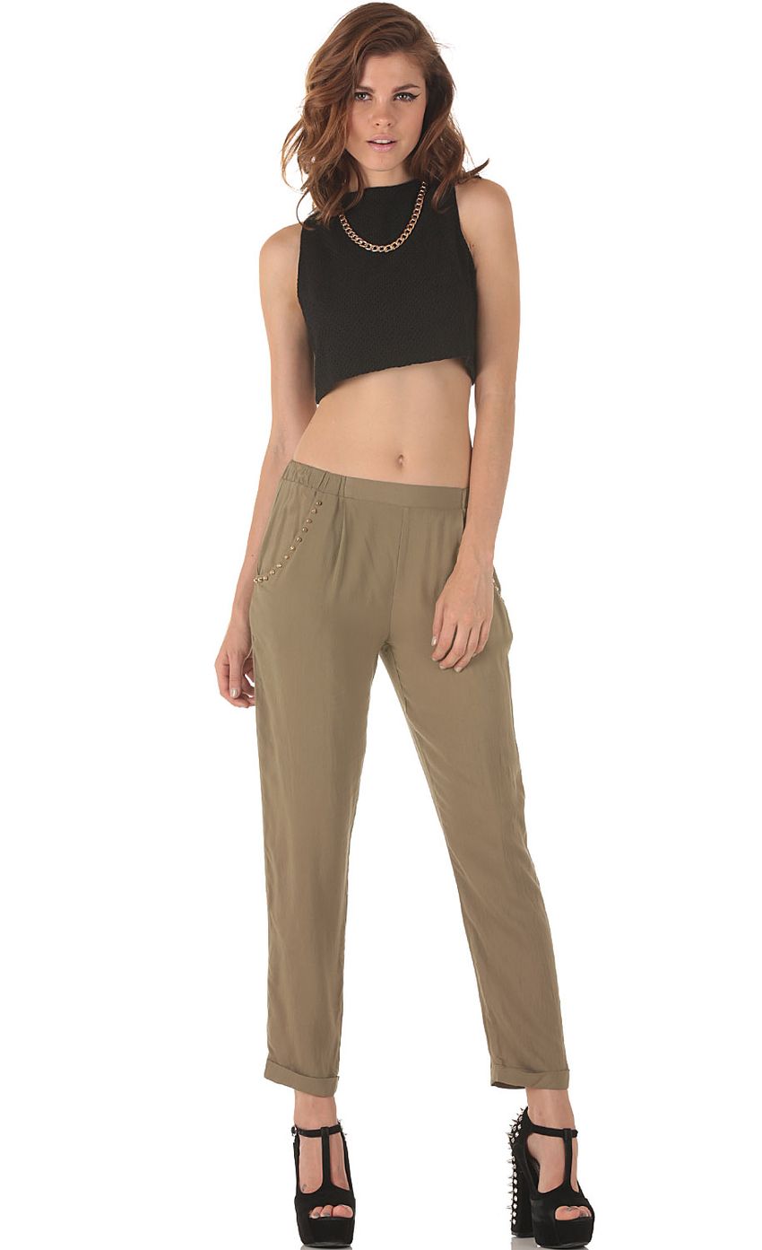 Product image for DANCE BATTLE PANTS IN KHAKI