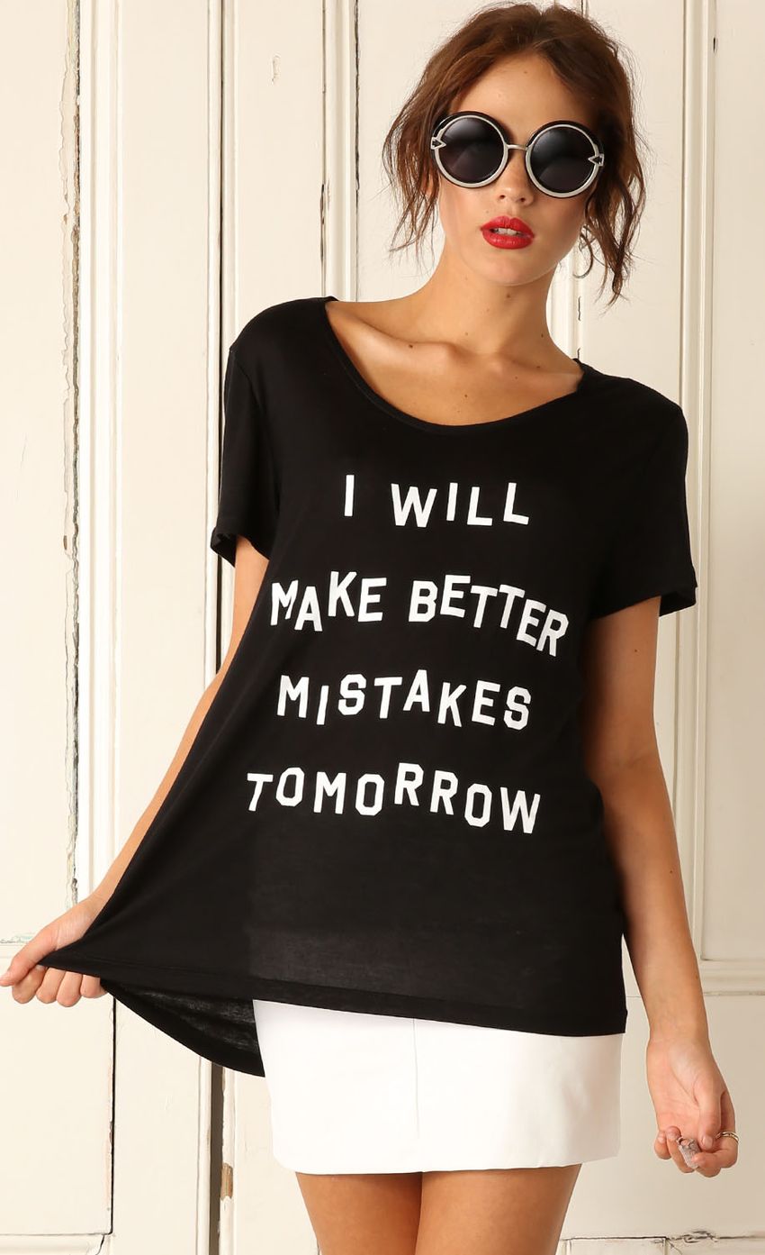 Picture Black Tee With White Text. Source: https://media-img.lucyinthesky.com/data/Mar15_1/850xAUTO/0Y5A1107.JPG