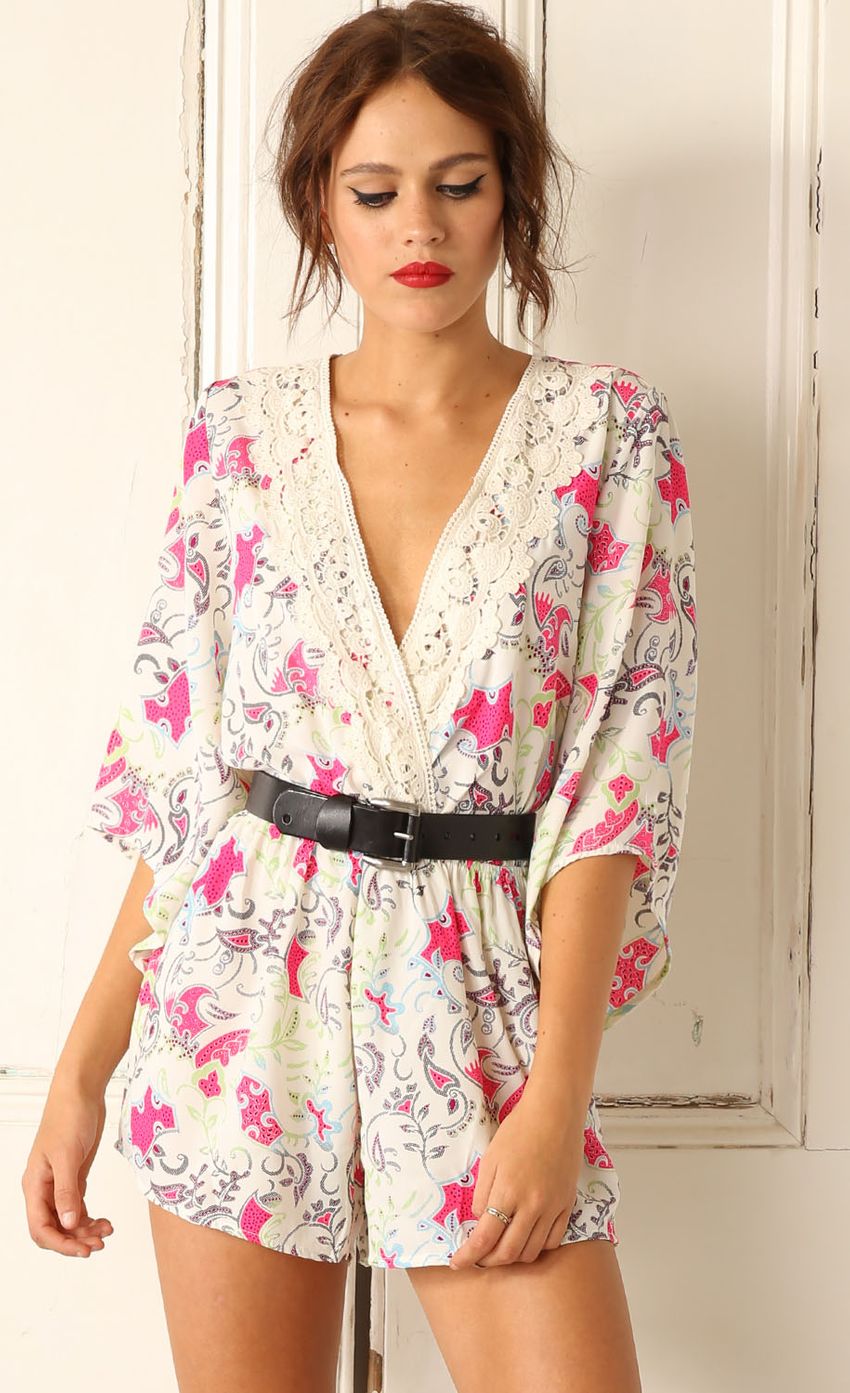 Picture Pink And Floral Playsuit. Source: https://media-img.lucyinthesky.com/data/Mar15_1/850xAUTO/0Y5A2648.JPG