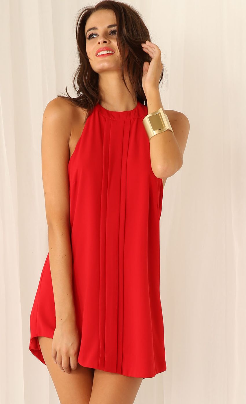 Picture Red High Neck Dress. Source: https://media-img.lucyinthesky.com/data/Mar15_1/850xAUTO/0Y5A6974.JPG