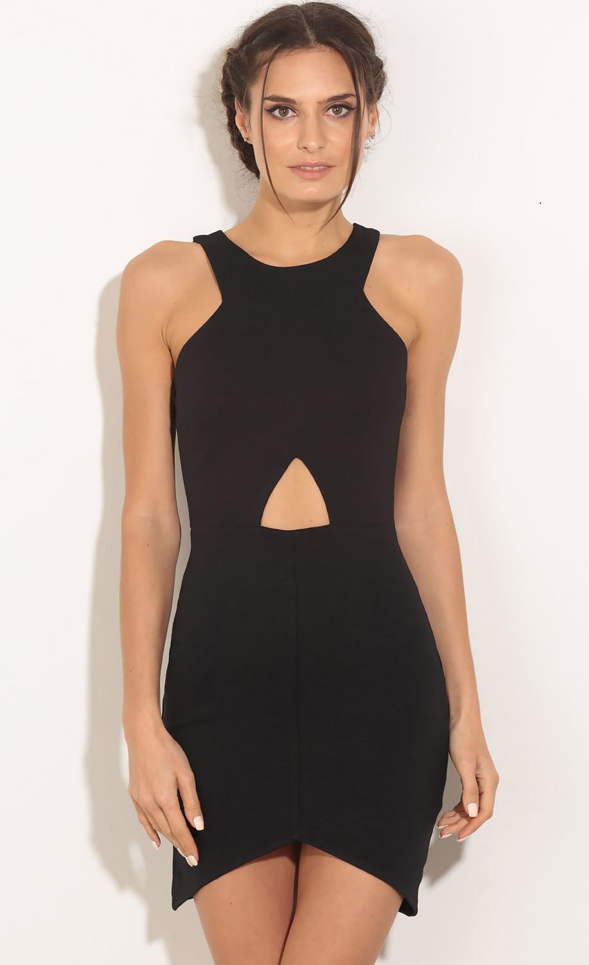 Picture Keyhole Bodycon Dress In Black. Source: https://media-img.lucyinthesky.com/data/Mar16_1/850xAUTO/0Y5A1033.JPG