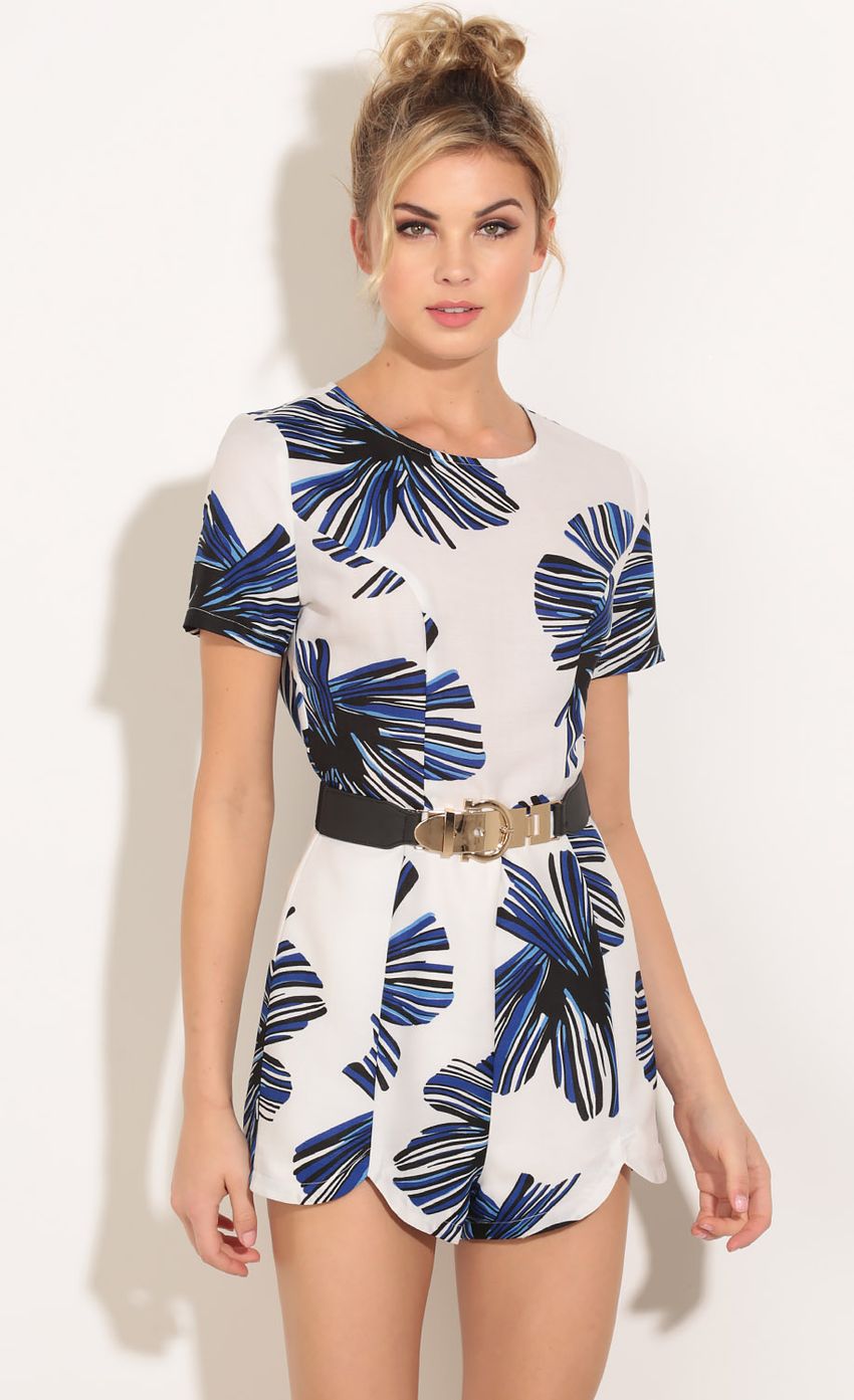 Picture Floral Abstract Romper In Blue. Source: https://media-img.lucyinthesky.com/data/Mar16_1/850xAUTO/0Y5A12491.JPG