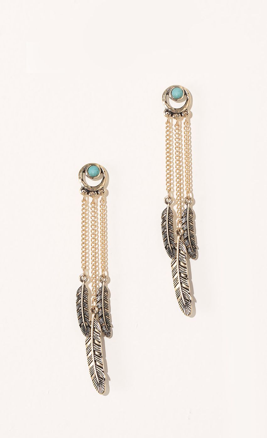 Picture Feather And Stone Drop Earrings. Source: https://media-img.lucyinthesky.com/data/Mar16_2/850xAUTO/0Y5A1424_COPY.JPG