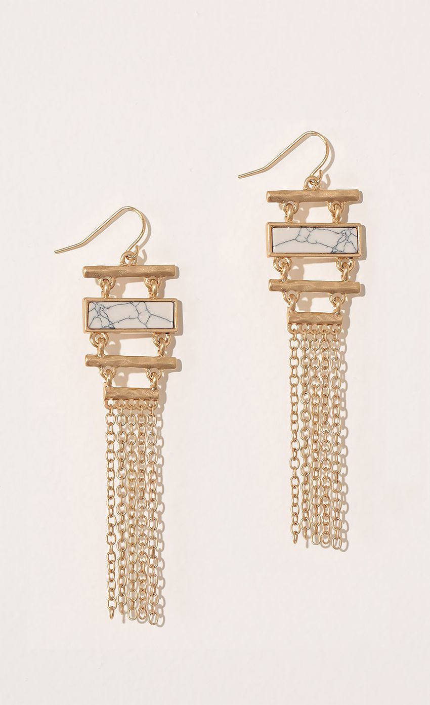 Picture Stone And Fringe Drop Earrings In Gold. Source: https://media-img.lucyinthesky.com/data/Mar16_2/850xAUTO/0Y5A1430_COPY.JPG
