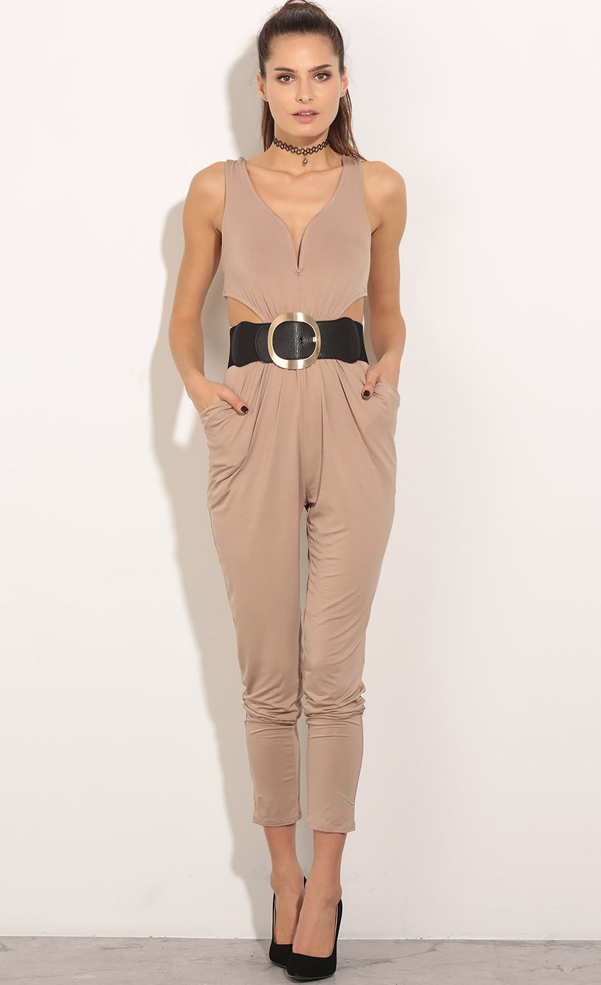 Picture Cut-Out Jumpsuit In Sand. Source: https://media-img.lucyinthesky.com/data/Mar16_2/850xAUTO/0Y5A4155.JPG