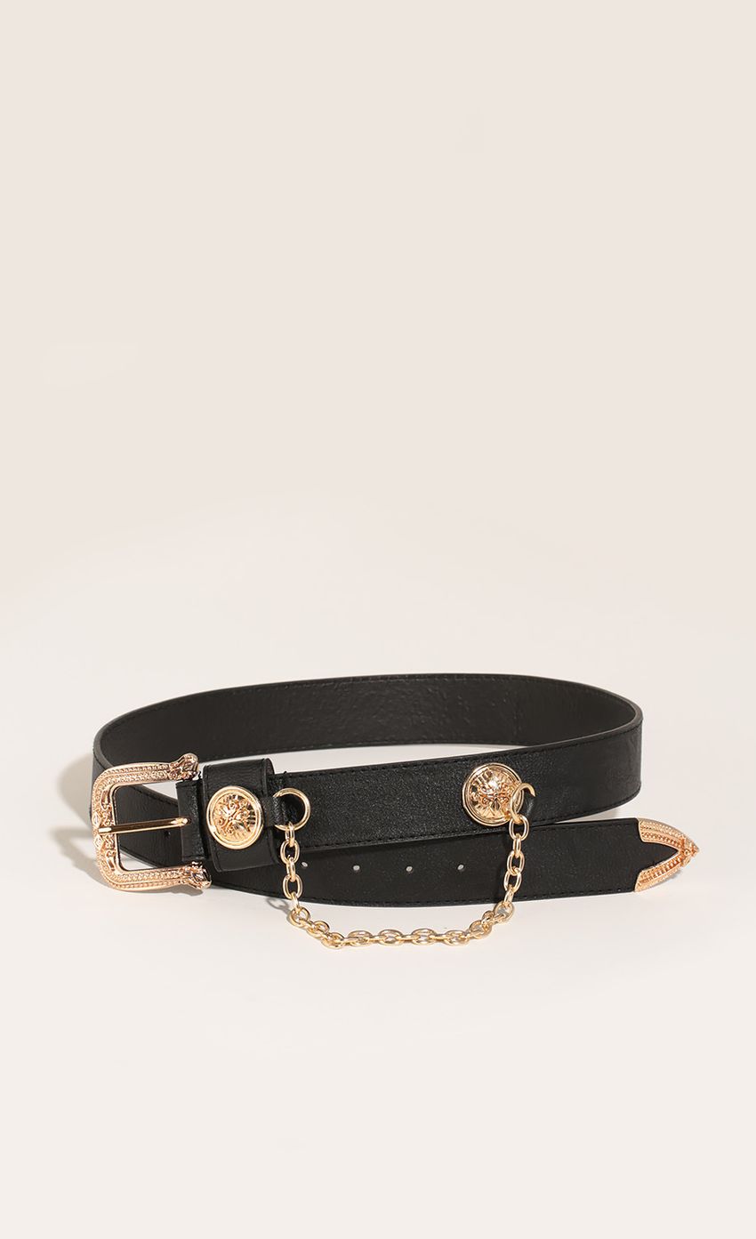 Picture Embellished PU Leather Belt In Black. Source: https://media-img.lucyinthesky.com/data/Mar16_2/850xAUTO/0Y5A54531.JPG