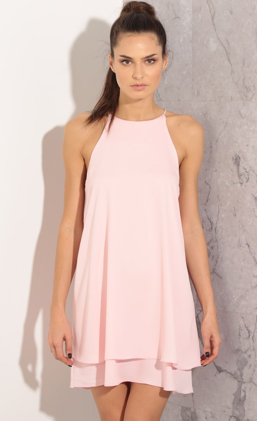 Picture Layered Shift Dress In Pink. Source: https://media-img.lucyinthesky.com/data/Mar16_2/850xAUTO/0Y5A8372.JPG