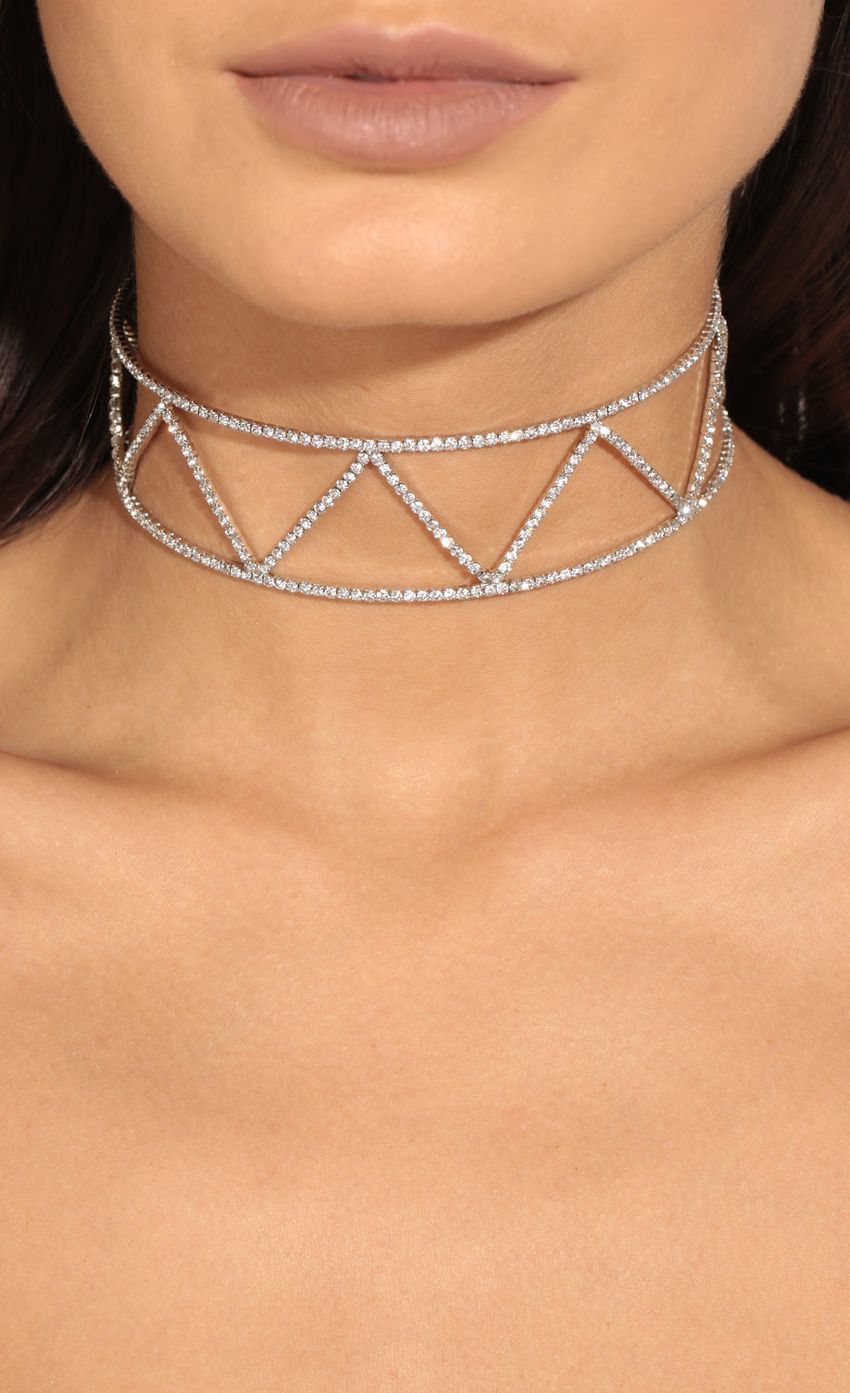 Picture Crystal Embellished Statement Choker Necklace. Source: https://media-img.lucyinthesky.com/data/Mar17_1/850xAUTO/0Y5A7337.JPG