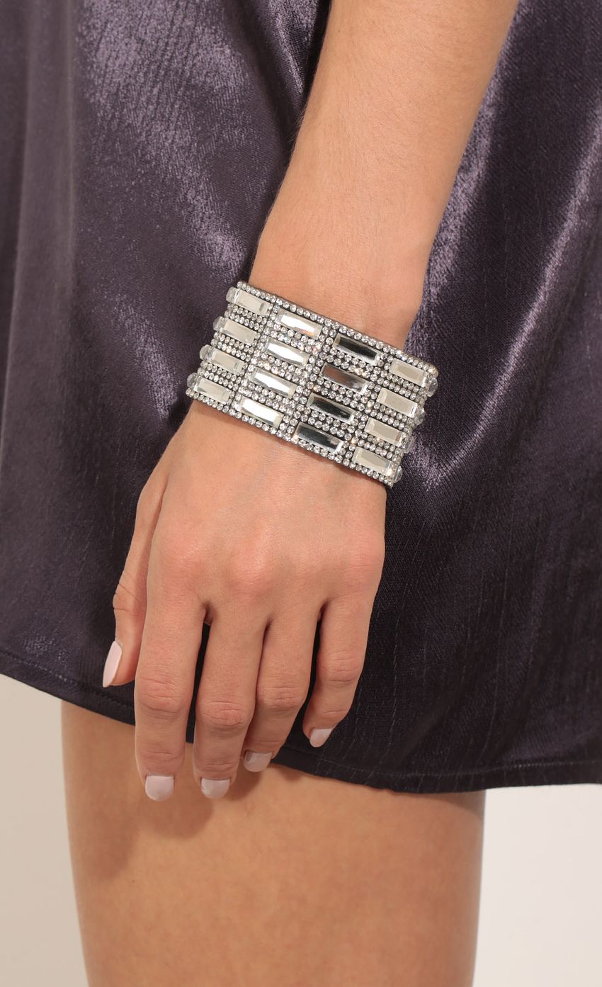 Picture Crystal Shimmer Bracelet Cuff. Source: https://media-img.lucyinthesky.com/data/Mar17_1/850xAUTO/0Y5A7631.JPG