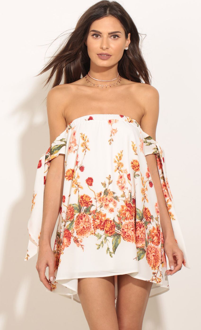 Picture Floral Garden Tie Sleeve Shift Dress. Source: https://media-img.lucyinthesky.com/data/Mar17_2/850xAUTO/0Y5A8994.JPG