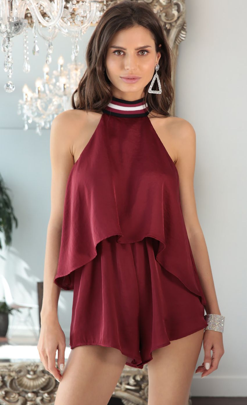Picture Vivien Romper In Burgundy. Source: https://media-img.lucyinthesky.com/data/Mar18_2/850xAUTO/0Y5A0283.JPG