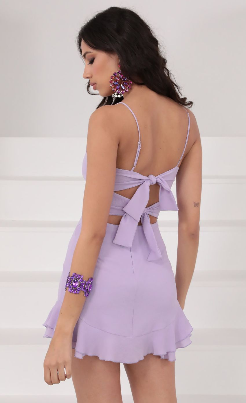 Picture Ruffle Dress in Lavender. Source: https://media-img.lucyinthesky.com/data/Mar20_2/850xAUTO/781A8479.JPG