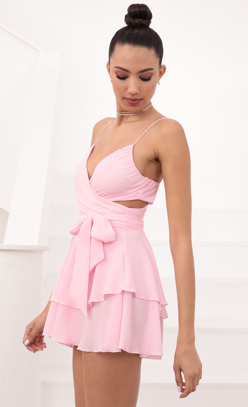 Picture Ruffle Baby Doll Romper in Pink. Source: https://media-img.lucyinthesky.com/data/Mar21_1/850xAUTO/1V9A1833_2.JPG