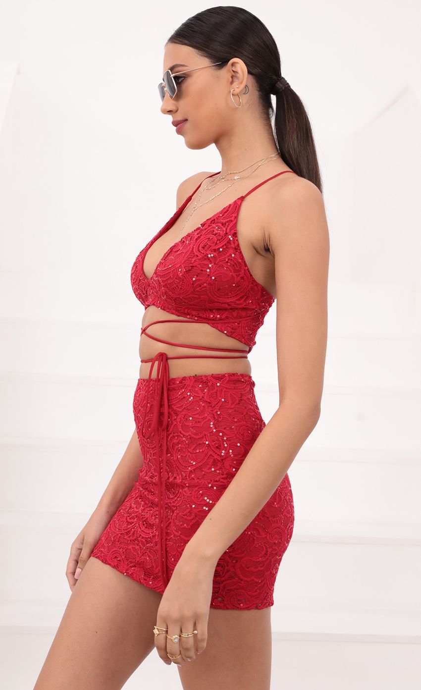 Picture Sequin Lace Set in Red. Source: https://media-img.lucyinthesky.com/data/Mar21_1/850xAUTO/1V9A56991.JPG