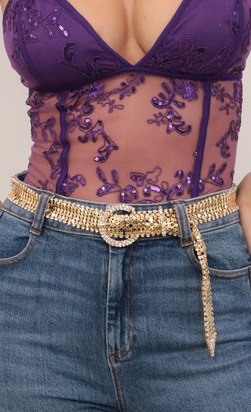 Picture Gold Mesh Embellished Belt. Source: https://media-img.lucyinthesky.com/data/Mar21_1/850xAUTO/AT2A0001_COPY.JPG