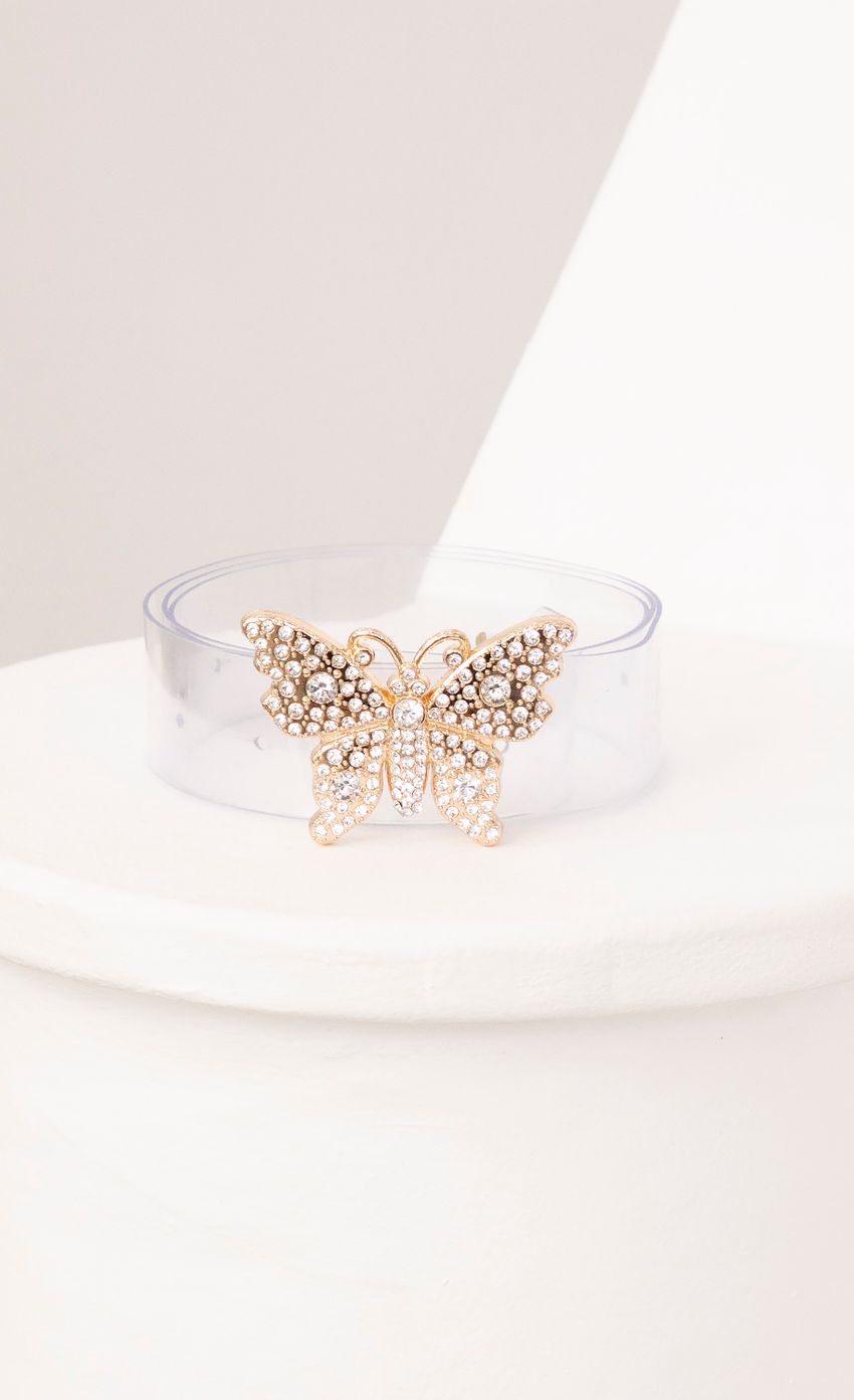 Picture Gold Rhinestone Butterfly Clear Belt. Source: https://media-img.lucyinthesky.com/data/Mar21_2/850xAUTO/1J7A0010.JPG