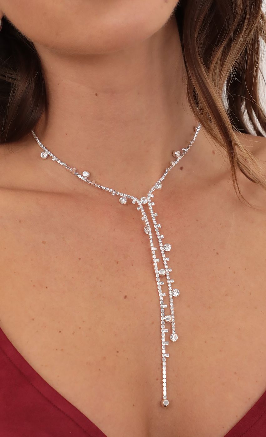Picture Crystal Lariat Necklace in Silver. Source: https://media-img.lucyinthesky.com/data/Mar21_2/850xAUTO/AT2A3068_COPY.JPG