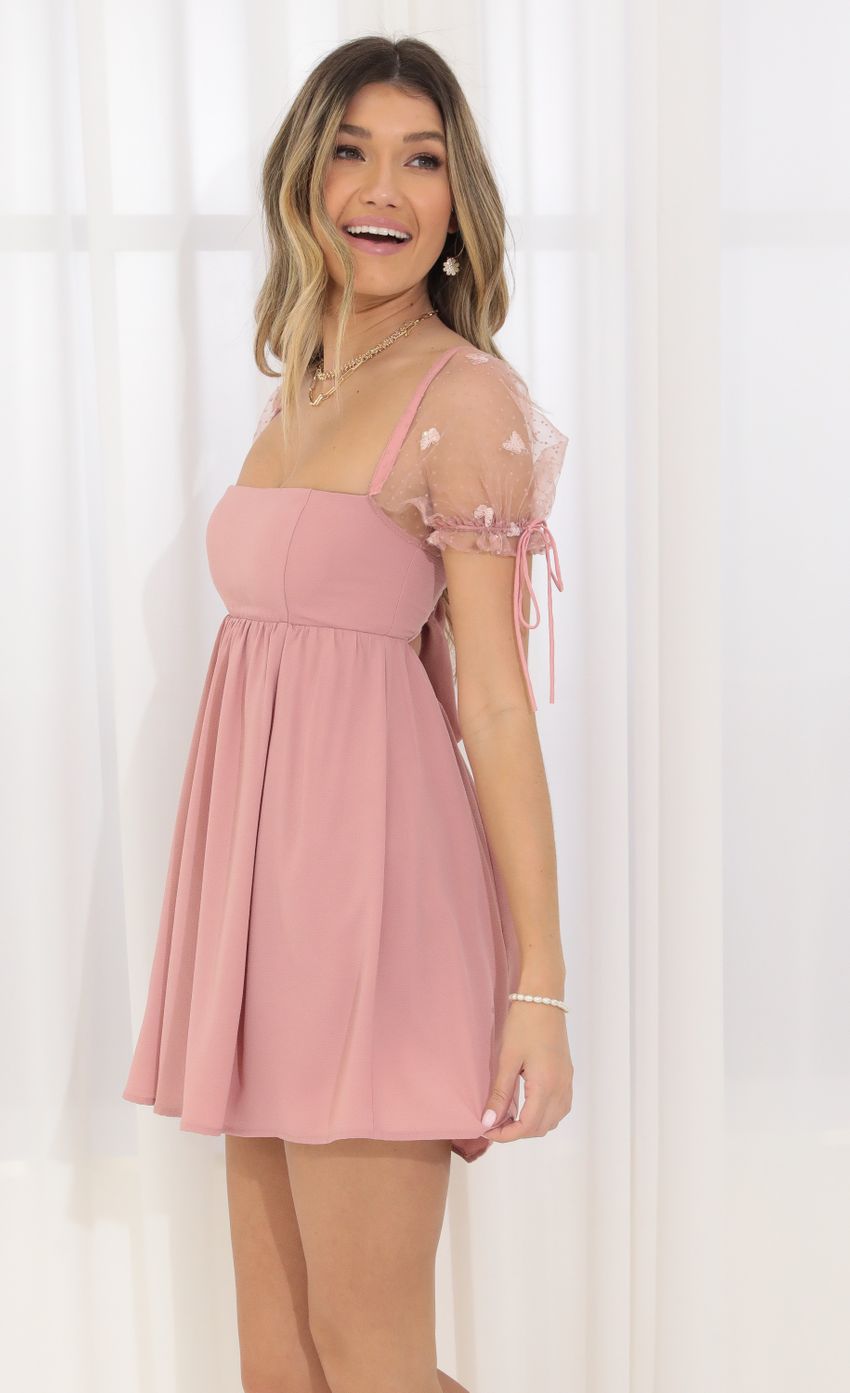 Picture Baby Doll Dress in Pink Butterfly. Source: https://media-img.lucyinthesky.com/data/Mar22_1/850xAUTO/1V9A5719.JPG