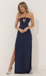 Picture Elora Halter Maxi Dress in Periwinkle. Source: https://media-img.lucyinthesky.com/data/Mar22_2/150xAUTO/1V9A4861.JPG