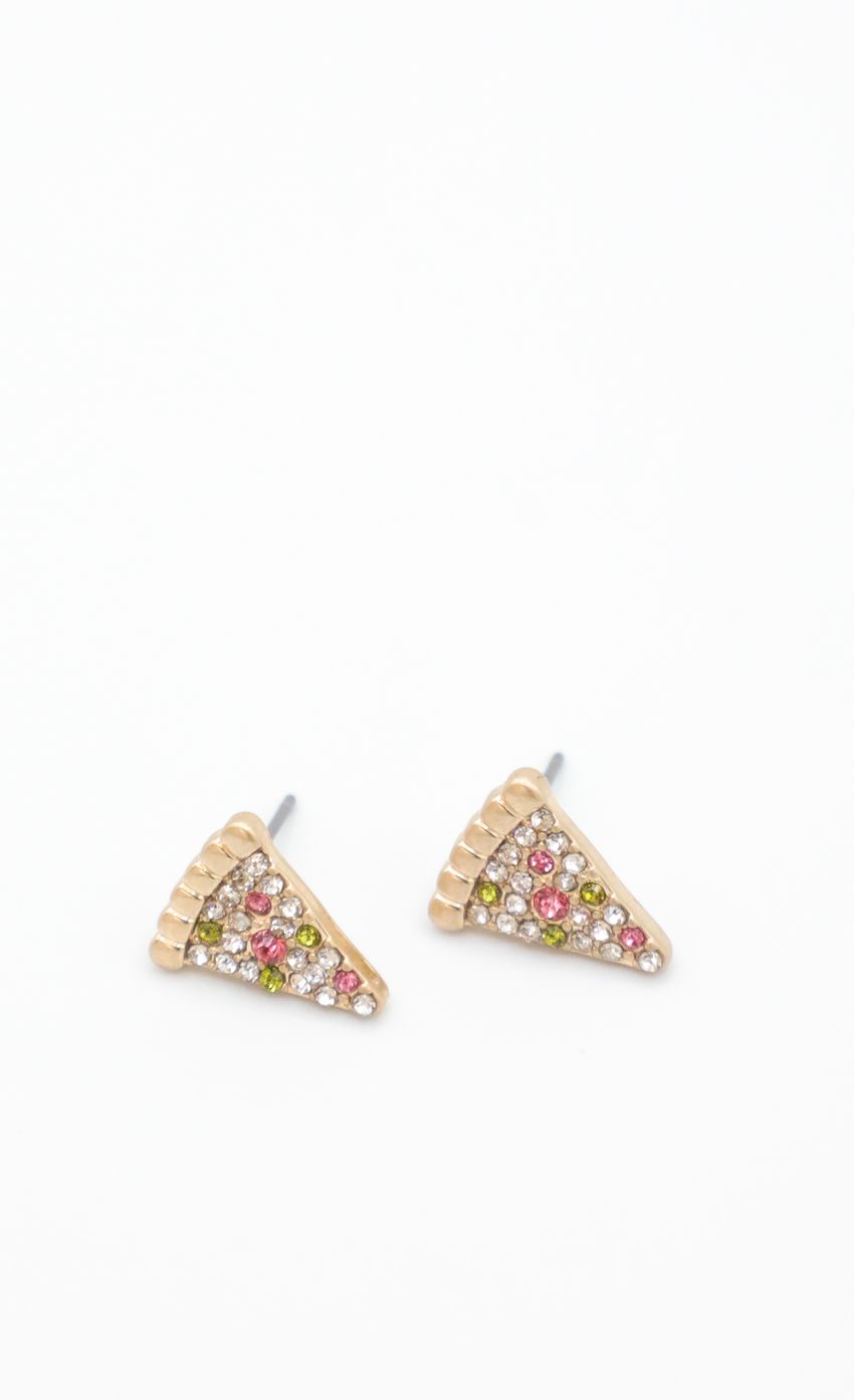 Picture Pizza My Heart Stud Earrings in Gold. Source: https://media-img.lucyinthesky.com/data/Mar22_2/850xAUTO/1J7A6589.JPG