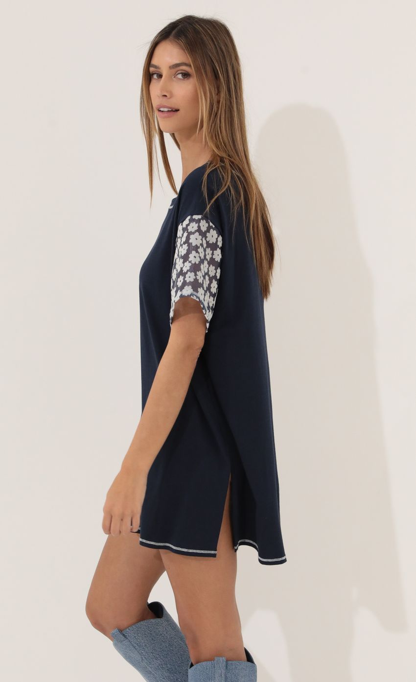 Picture Shirt Dress in Navy Floral. Source: https://media-img.lucyinthesky.com/data/Mar22_2/850xAUTO/1V9A0620.JPG