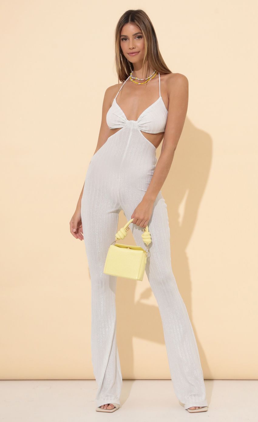 Picture Jumpsuit in White. Source: https://media-img.lucyinthesky.com/data/Mar22_2/850xAUTO/1V9A6386.JPG