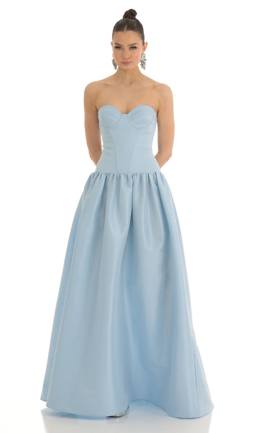 Picture Brinly Strapless Corset Maxi Dress in Blue. Source: https://media-img.lucyinthesky.com/data/Mar23/850xAUTO/119236d4-49ec-48ed-aa67-3168db73ae89.jpg