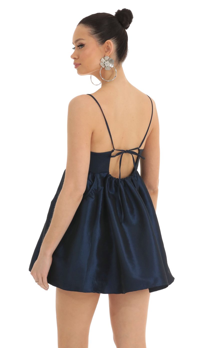 Picture Chihiro Babydoll Dress in Navy. Source: https://media-img.lucyinthesky.com/data/Mar23/850xAUTO/2131c1c8-2019-497c-a12e-8265a8b79f56.jpg