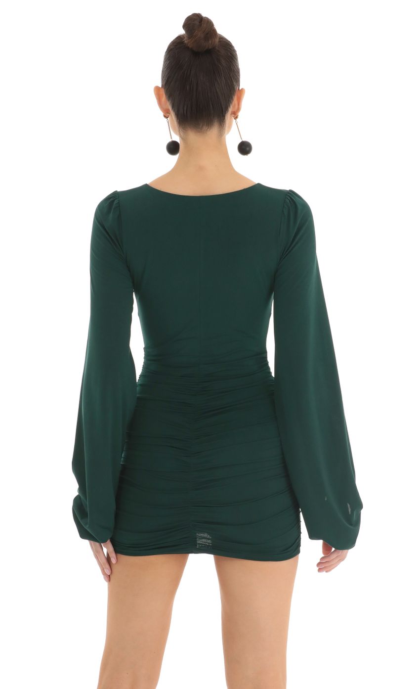 Picture Bridgette Long Sleeve Dress in Green. Source: https://media-img.lucyinthesky.com/data/Mar23/850xAUTO/3aacc6e0-2559-4208-b546-2fe112d2b949.jpg