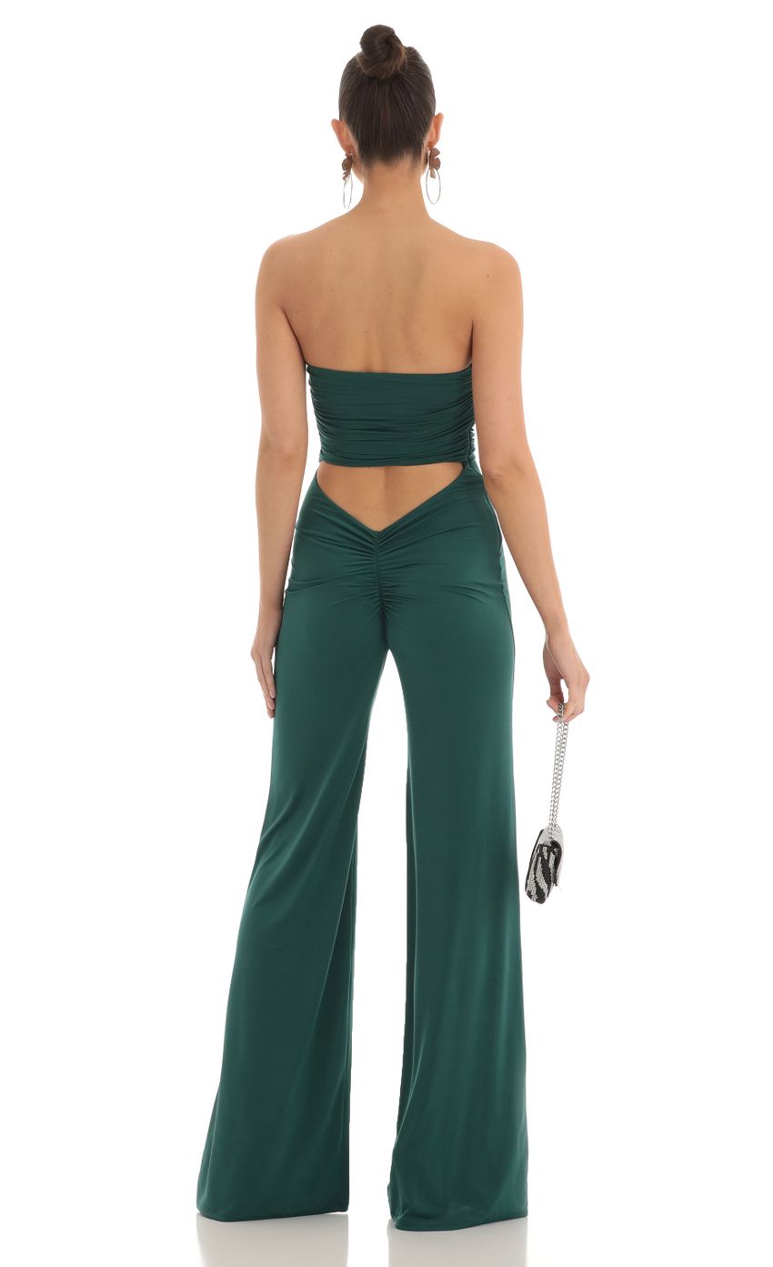 Picture Draped Corset Jumpsuit in Green. Source: https://media-img.lucyinthesky.com/data/Mar23/850xAUTO/82c85a12-9ae6-4d4b-ad65-696dce56f143.jpg