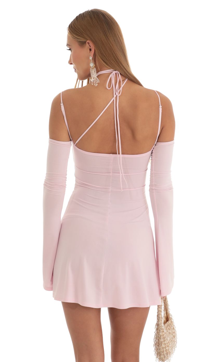 Picture Strappy Party Dress in Pink. Source: https://media-img.lucyinthesky.com/data/Mar23/850xAUTO/863c7727-3496-47c5-a5e3-19f202450bfb.jpg