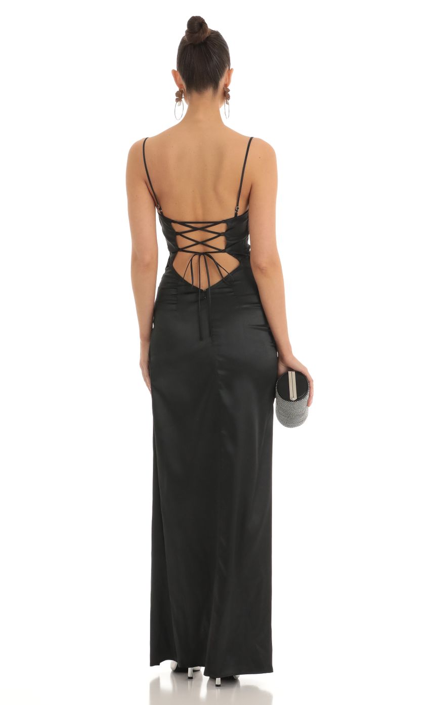 Picture Twist Maxi Dress in Black. Source: https://media-img.lucyinthesky.com/data/Mar23/850xAUTO/977eda91-2401-44c0-b271-3af1767ff471.jpg