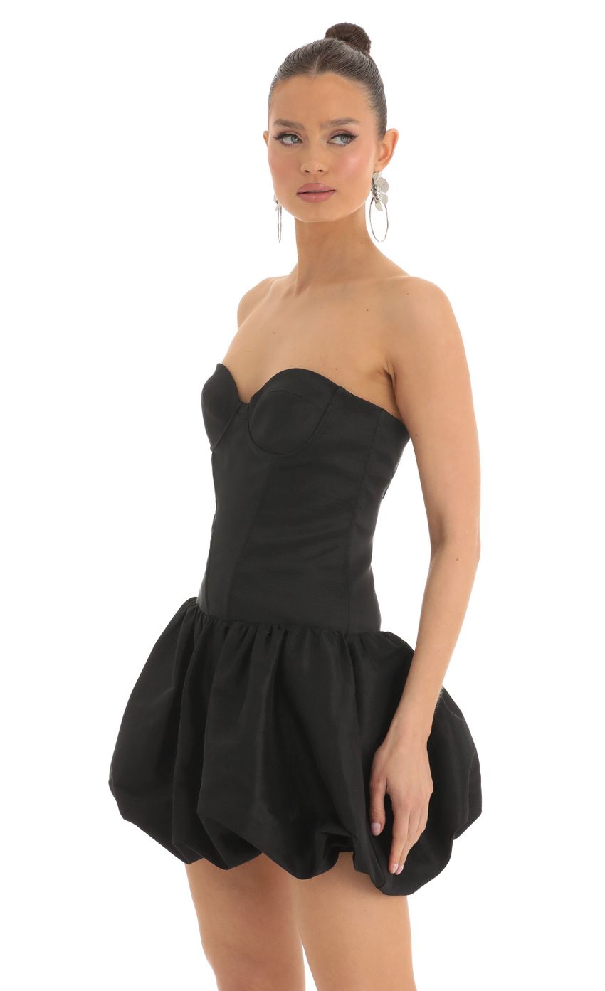Picture Corset Bubble Dress in Black. Source: https://media-img.lucyinthesky.com/data/Mar23/850xAUTO/9fd50bfe-329b-4953-92c9-caa0ae069922.jpg