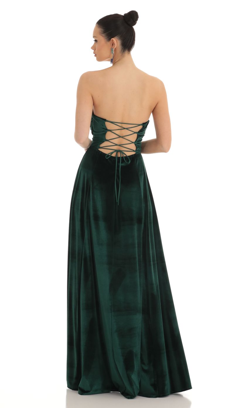 Picture Sequin Velvet Maxi Dress in Green. Source: https://media-img.lucyinthesky.com/data/Mar23/850xAUTO/b2b2a975-4635-4887-a101-cd46e53582fa.jpg