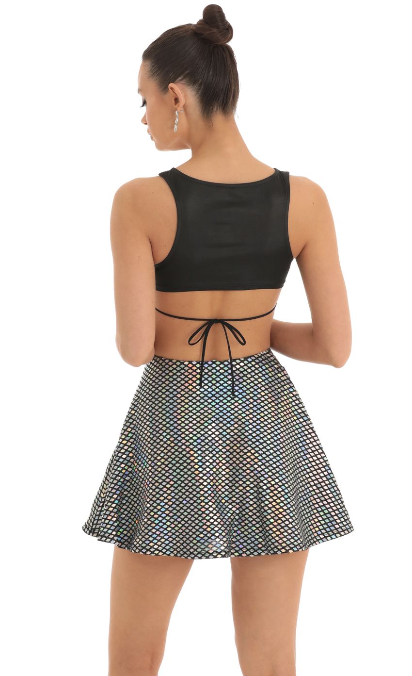 Picture Sequin Square Skirt in Black. Source: https://media-img.lucyinthesky.com/data/Mar23/850xAUTO/f6593fb9-d6de-4801-af72-d739bb9a0a24.jpg